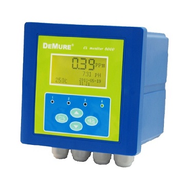 防水型余氯(+PH+温度)控制器 8000